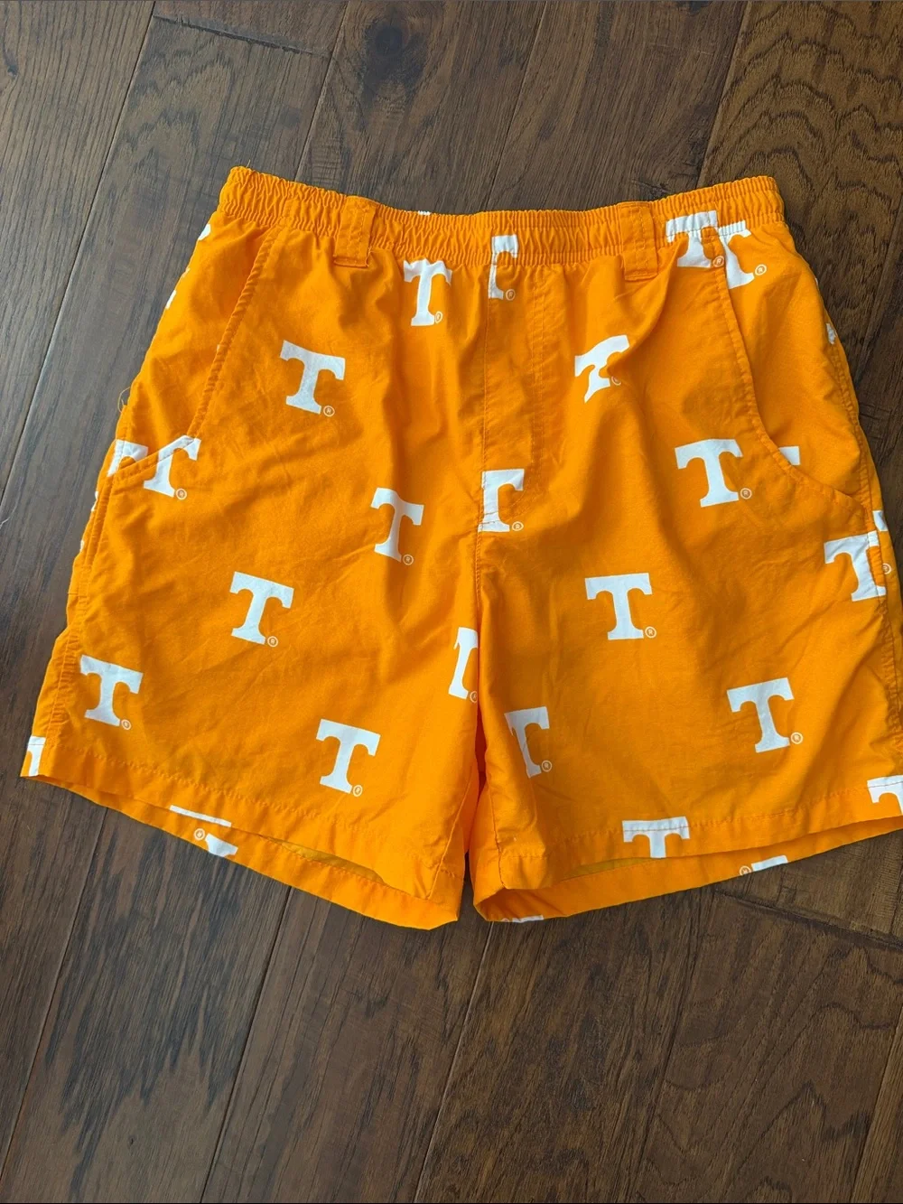 Men's Tennessee Vols Power T Logo Columbia Swim Trunks